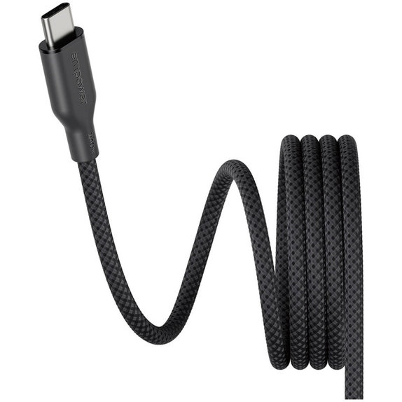 Kabel USB-C, 240 W, Magnetic, 1, 5 m, Space Black, empower