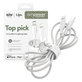 Kabel USB-C/Lightning, 60 W, Racing, 1, 2 m, Stříbrnobílá, empower