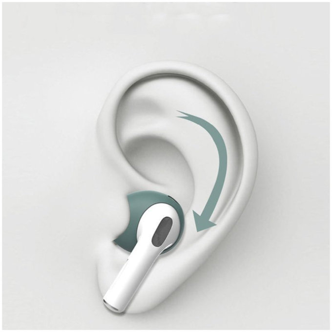 Náhradní Silikonové Špunty do Uší pro Apple AirPods 3, Bílé