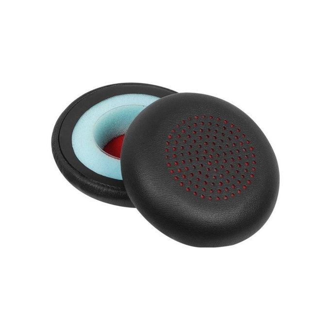 Náhradní Náušníky pro Poly Blackwire 5200, Voyager 5200, Paměťová pěna + PU kůže, Černé, 1 pár