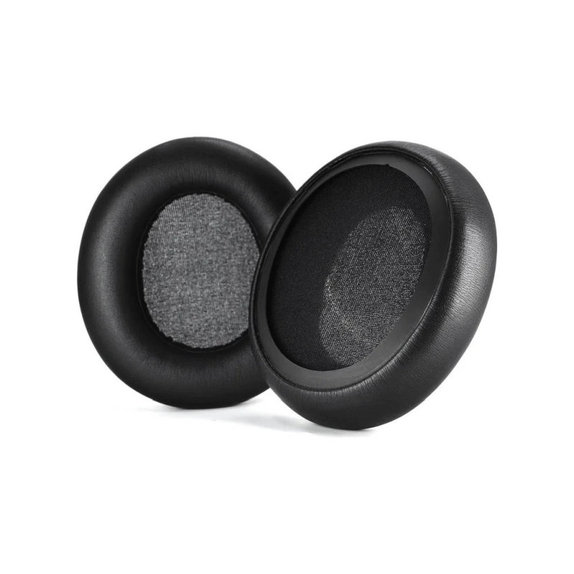 Náhradní Náušníky pro SteelSeries Arctis Nova 1, 3, 5, 7, 9, Pro Wired, Paměťová pěna + PU kůže, Černé, 1 pár