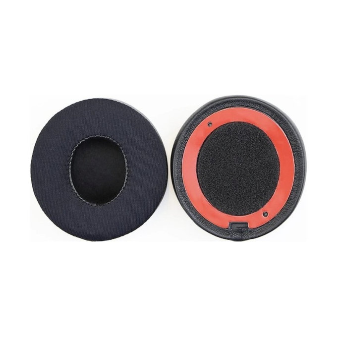 Náhradní Náušníky pro Beats Solo 2 a 3, Paměťová pěna + Textil + Neopren, Černé, Chladicí Gel, 1 pár