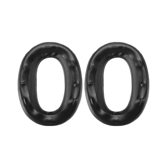 Náhradní Náušníky pro Sony MDR-1000X, WH-1000XM2, Paměťová pěna + PU kůže, Černé, 1 pár