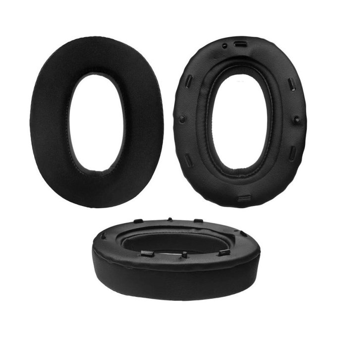 Náhradní Náušníky pro Sony WH-1000XM2, Paměťová pěna + Neopren, Černé, Chladicí Gel, 1 pár