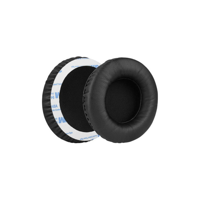 Náhradní Náušníky pro SteelSeries Siberia 200, V1, V2, V3 Prism, Paměťová pěna + PU kůže, Černé, 1 pár