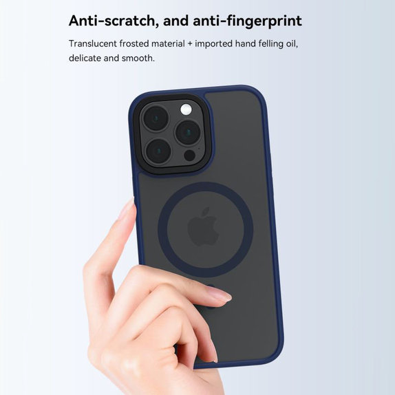 Pouzdro Pino s MagSafe pro iPhone 15 Pro, černá, Devia