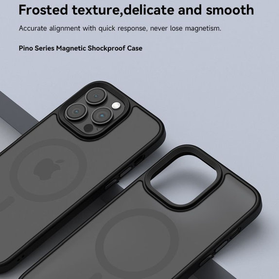 Pouzdro Pino s MagSafe pro iPhone 15 Plus, černá, Devia