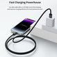 Lightning / USB kabel Gracious, 2,4A, 1m, černá, Devia
