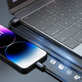 Lightning / USB kabel Gracious, 2,4A, 1m, černá, Devia