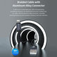 Lightning / USB kabel Gracious, 2,4A, 2m, černá, Devia