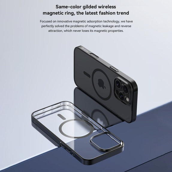 Pouzdro Glimmer s MagSafe pro iPhone 16 Pro Max, černá, Devia