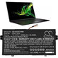 Baterie pro Acer SF713-51, 2600mAh, Li-Pol, 15.4V, SQU-1605, HQ