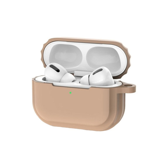 Silikonové pouzdro pro AirPods Pro, Sand Beige