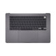 Horní rám klávesnice pro MacBook Air 15", A3114 (2023), s klávesnicí US a baterií, Space Gray, 661-34895, Genuine Apple