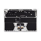 Horní rám klávesnice pro MacBook Air 13", A3113 (2024), s klávesnicí US a baterií, Silver, 661-40228, Genuine Apple