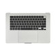 Horní rám klávesnice pro MacBook Air 15", A3114 (2024), s klávesnicí US a baterií, Silver, 661-40267, Genuine Apple