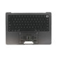 Horní rám klávesnice pro MacBook Pro 14", A3185 (2024), s klávesnicí US a baterií, Space Black, 661-50210, Genuine Apple