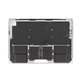 Horní rám klávesnice pro MacBook Pro 14", A3185 (2024), s klávesnicí US a baterií, Silver, 661-50211, Genuine Apple