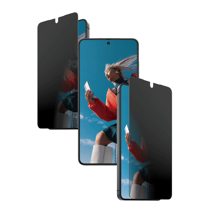PanzerGlass - Tvrzené sklo UWF 2-Way Privacy s aplikátorem pro Samsung Galaxy S26, čiré