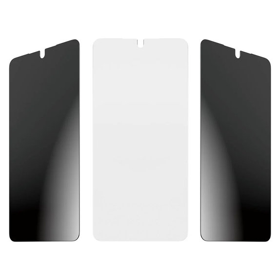 Tvrzené sklo UWF 2-Way Privacy s Fastfit In-A-Box pro Samsung Galaxy S26 Ultra, Čirá, PanzerGlass