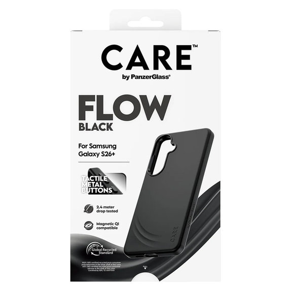 Pouzdro FLOW s QI pro Samsung Galaxy S26+, Černá, PanzerGlass