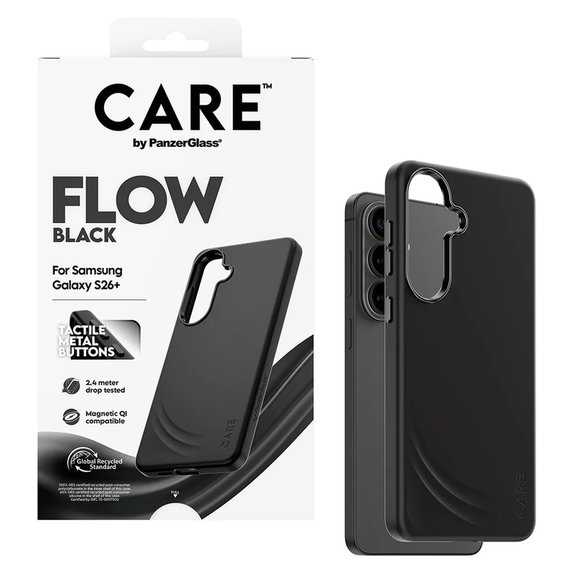 Pouzdro FLOW s QI pro Samsung Galaxy S26+, Černá, PanzerGlass