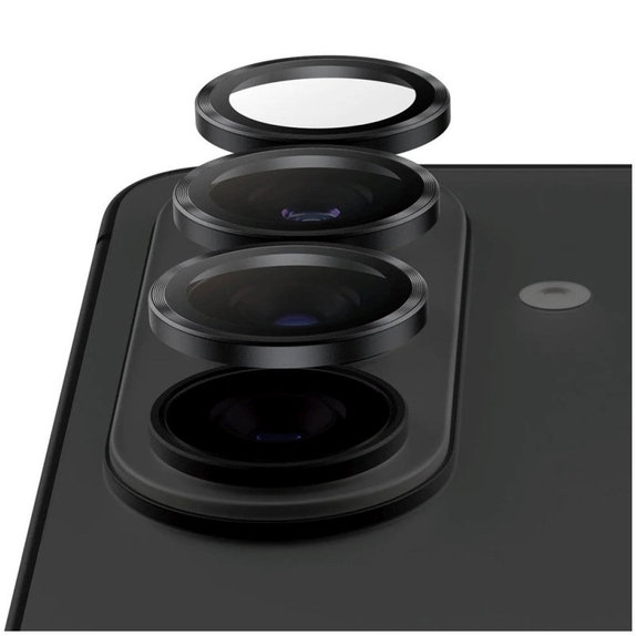 Ochranný kryt objektivu Hoops Ceramic II pro Samsung S26/S26+, Černá, PanzerGlass