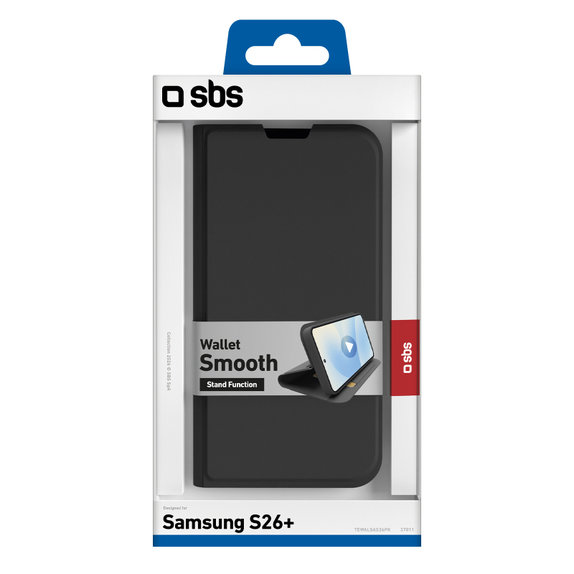 SBS - Pouzdro Book Wallet Smooth pro Samsung Galaxy S26+, černá