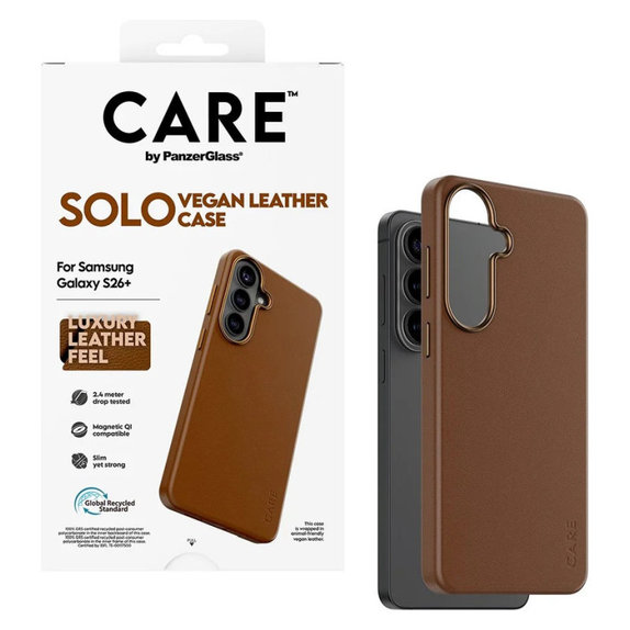 Pouzdro Solo pro Samsung S26+, hnědá, CARE