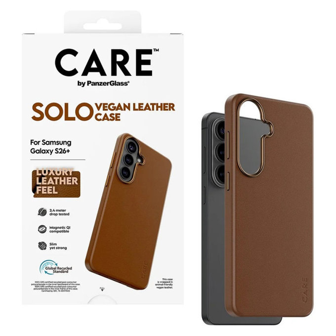 Pouzdro Solo pro Samsung S26+, hnědá, CARE