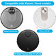 Sada náhradních dílů pro Xiaomi Viomi V2, V2 Pro, V3, SE, Mi Robot Vacuum Mop Pro (P), 2S (1x Hlavní kartáč, 2x Filtr, 2x Boční kartáč)