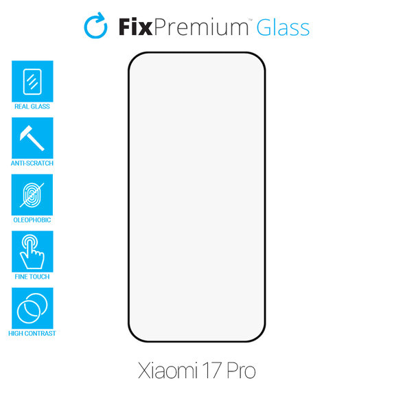 FixPremium FullCover Glass - Tvrzené sklo pro Xiaomi 17 Pro