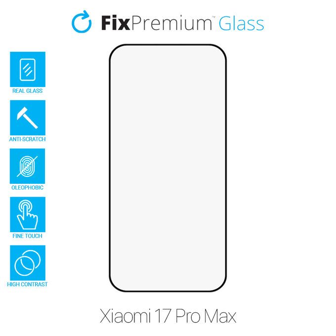 FixPremium FullCover Glass - Tvrzené sklo pro Xiaomi 17 Pro Max