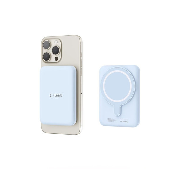 Powerbanka PB10 Lifemag MagSafe 5000mAh, modrá, Tech-Protect