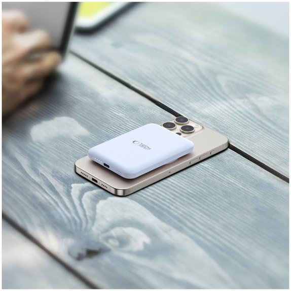 Powerbanka PB10 Lifemag MagSafe 5000mAh, modrá, Tech-Protect