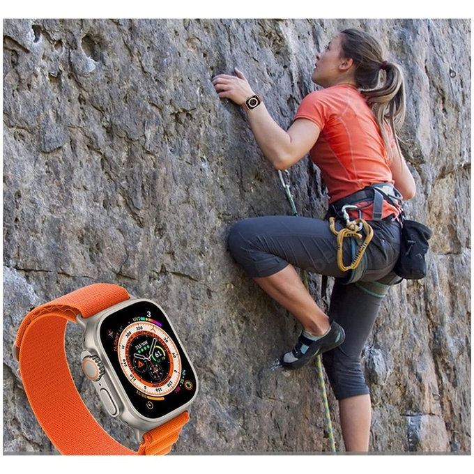 Řemínek Nylon Pro pro Apple Watch 8 / 9 / 10 / 11 / SE / Ultra (44 / 45 / 46 / 49 mm), Military Green, Tech-Protect