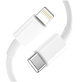 Síťová nabíječka C20W 2-PORT PD 20W / QC3.0 + Lightning Cable, bílá, Tech-Protect