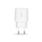 Síťová nabíječka C20W 2-PORT PD 20W / QC3.0 + USB-C Cable, bílá, Tech-Protect