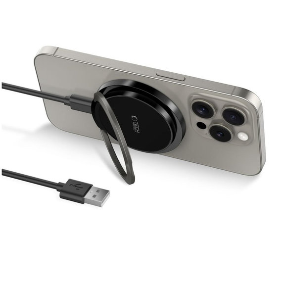 Bezdrátová nabíječka QI15W-A33 Magnetic MagSafe, černá, Tech-Protect