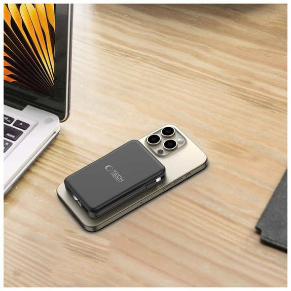 Powerbanka PB31 Lifemag MagSafe 10000mAh, černá, Tech-Protect