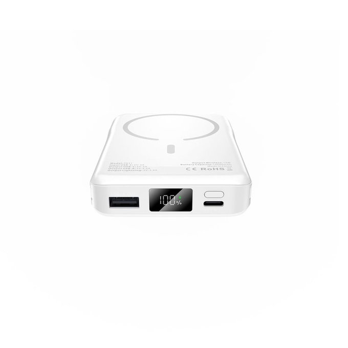 Powerbanka PB31 Lifemag MagSafe 10000mAh, bílá, Tech-Protect