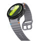 Řemínek Silicone Sport pro Samsung Watch 4 / 5 / 5 Pro / 6 / 7 / FE, Crayon Grey, Tech-Protect