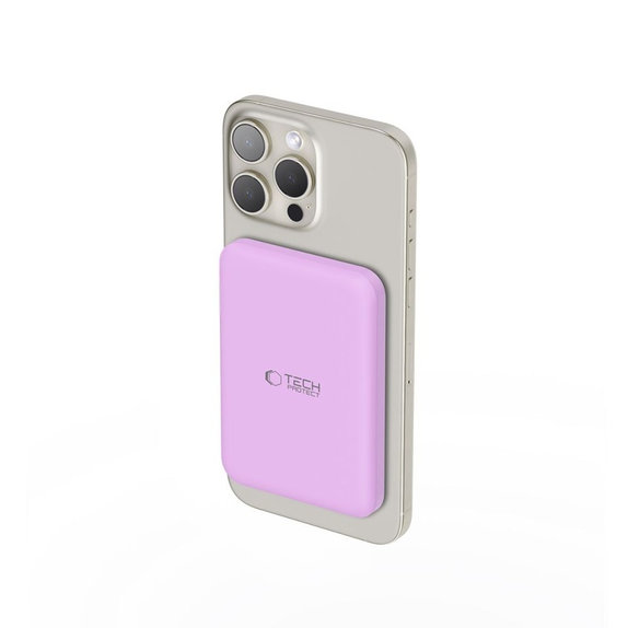 Powerbanka PB10 Lifemag MagSafe 5000mAh, Lilac, Tech-Protect