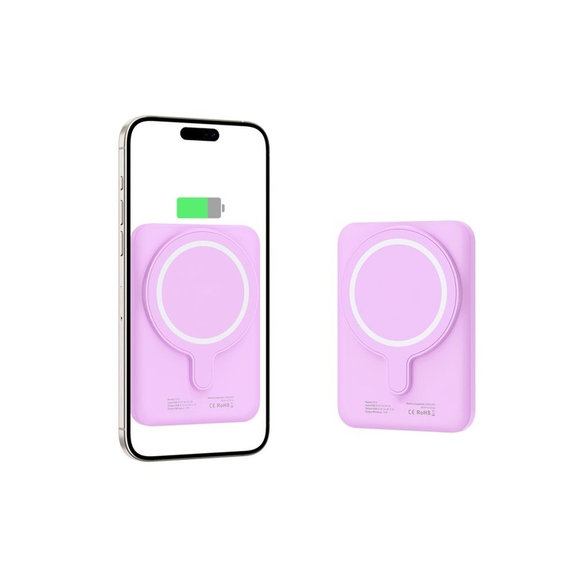 Powerbanka PB10 Lifemag MagSafe 5000mAh, Lilac, Tech-Protect