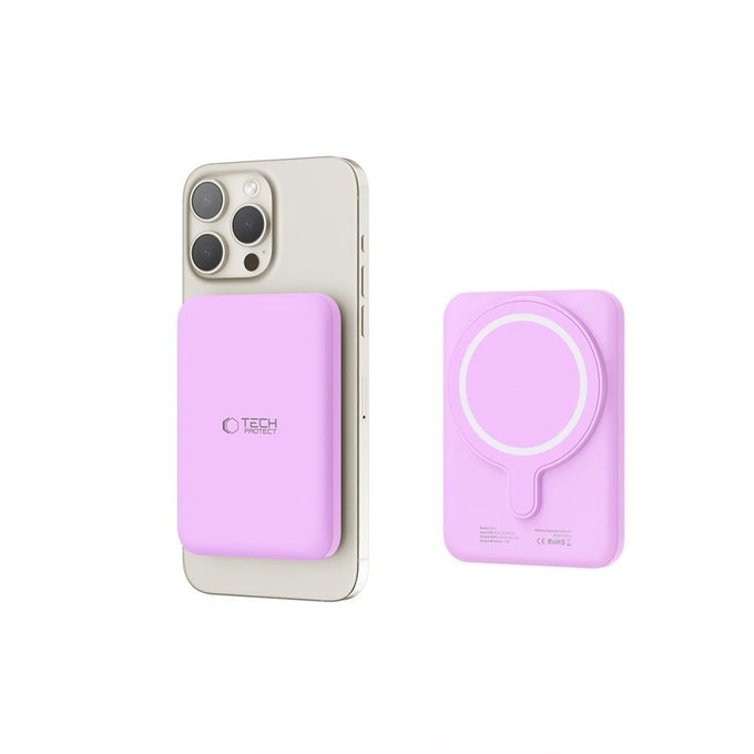 Powerbanka PB10 Lifemag MagSafe 5000mAh, Lilac, Tech-Protect