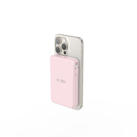 Powerbanka PB31 Lifemag MagSafe 10000mAh, růžová, Tech-Protect