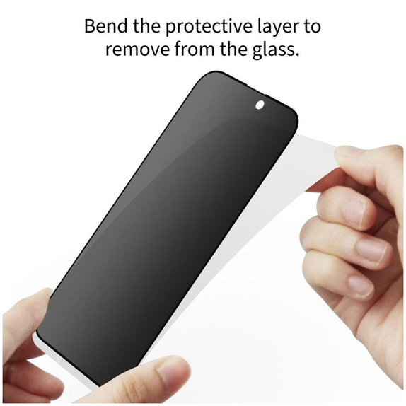 Privacy tvrzené sklo Glass Spy+ 2-PACK pro iPhone 16 Pro / 17 / 17 Pro, privacy, Tech-Protect