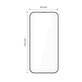 Tvrzené sklo Quick Set+ 2-PACK pro iPhone 17, černá, Tech-Protect