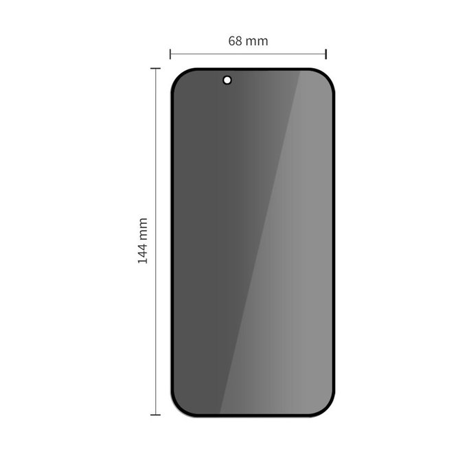 Privacy tvrzené sklo Quick Set Spy+ 2-PACK pro iPhone 13 / 13 Pro / 14 / 16E / 17E, privacy, Tech-Protect