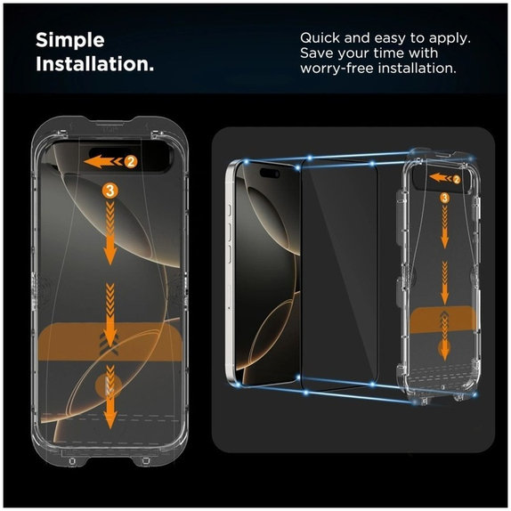 Privacy tvrzené sklo Quick Set Spy+ 2-PACK pro iPhone 13 / 13 Pro / 14 / 16E / 17E, privacy, Tech-Protect